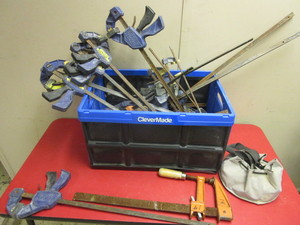 lot 146 image: CLAMPS, ASSORTED VARIETIES, MOSTLY IRWIN QUICK GRIP