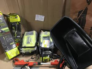 lot 42 image: MIXED PALLET OF RYOBI TOOLS CUSTOMER RETURNS SEE PICS