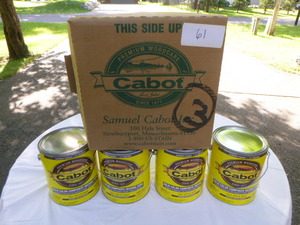 lot 61 image: 4 Gallon Cabot Stain