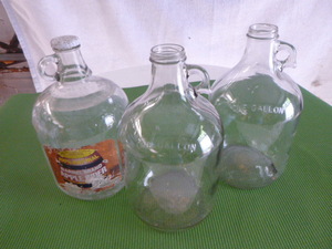 lot 93 image: Glass Gallon Jugs