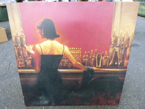 lot 113 image: Evening Lounge Canvas Painting