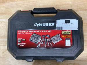 lot 3 image: HUSKY Mechanics Tool Set (119-Piece)