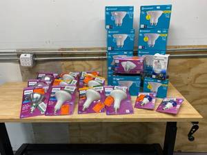 lot 19 image: Lot of LED Light Bulbs.