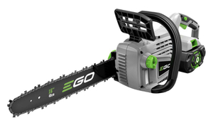 lot 42 image: EGO 16 in. 56-Volt Lithium-Ion Cordless Electric Chainsaw, 5.0 Ah Battery and Charger Included