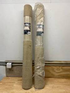 lot 64 image: MOHAWK Lot of Two- 5 x 7 Area Rugs in Biscuit Gold