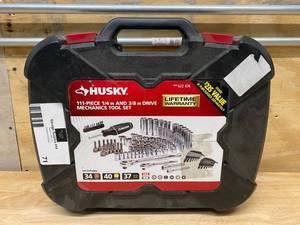 lot 71 image: HUSKY Mechanics Tool Set (111-Piece)