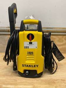 lot 78 image: STANLEY Portable 1,600 PSI 1.3 GPM Electric Pressure Washer with 20 ft. Hose