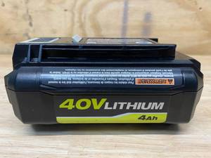 lot 93 image: RYOBI 40-Volt Lithium-Ion 4 Ah High Capacity Battery