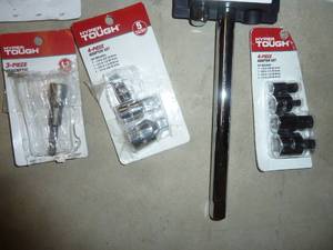 12 Extension Bars, Mix of Socket Adapter Sets