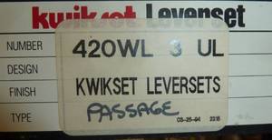 7 - New Kwikset Door Handles