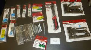 Misc. Lot of Staple Guns and Staples
