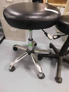3 - Rolling Adjustable Backless Stools