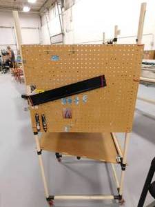Rolling Work Station - 6.5 (w)  x 29 x 64(h)