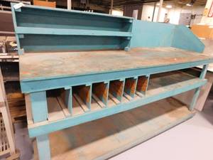 Wood Work Bench - 8 x 32 x 5(h)