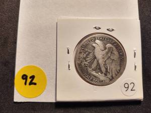 Walking Liberty Half Dollar - 1921 S F12