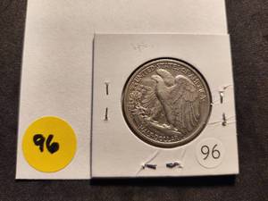 Walking Liberty Half Dollar - 1936 S VF