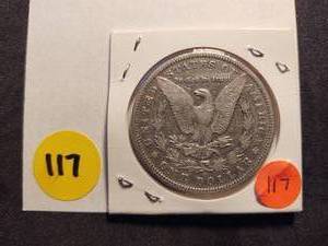 1893 CC Morgan Silver Dollar