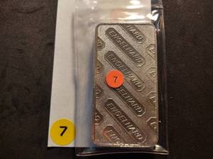 Ten Ounce .999 Engelhard Silver Bar Sealed Unopened