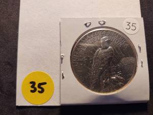 1927 Peace Dollar AU