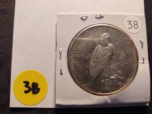 1928 Peace Dollar AU