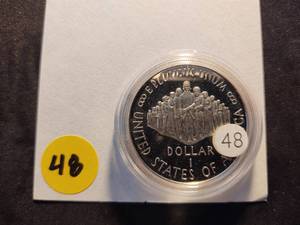 1987-S Constitution Proof Commemorative 90% Silver Dollar US Coin
