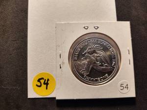 1984 1 Oz. BU Silver Engelhard Prospector