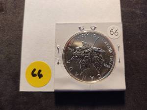 1989 .9999 1 Oz. BU Silver Canada Maple Leaf