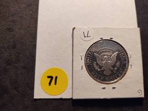1992-S Proof DCAM 90% Silver Kennedy Half Dollar
