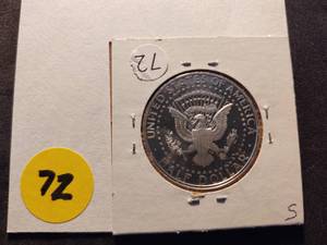 1998-S Proof DCAM 90% Silver Kennedy Half Dollar