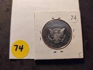 2002-S Proof DCAM 90% Silver Kennedy Half Dollar