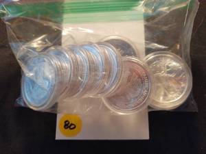 Ten Silver Plated North American Hunting Club Whitetail Deer