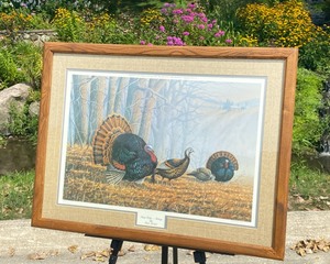 lot 279 image: MISTY RIDGE - TURKEYS framed print LIMITED EDITION