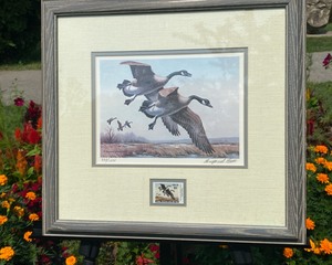 lot 285 image: Maynard Reece Ducks Unlimited Print