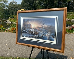 lot 266 image: THE PLEASURES OF WINTER - Terry Redlin Limited Edition