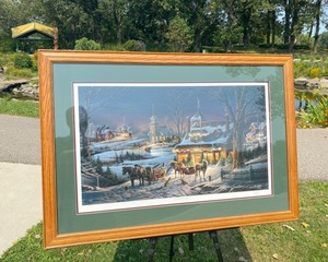 lot 265 image: EVENING REHEARSALS - a popular print by Terry Redlin - large print