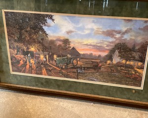 lot 263 image: ONCE IN A LIFETIME framed signed print