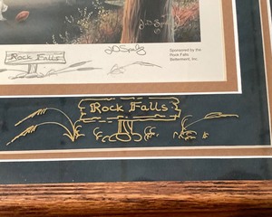 lot 286 image: SUMMER TRANQUILITY Rock Falls Tranquility Series - J.D. Speltz