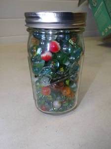 lot 25 image: Jar of Marbles