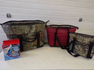 lot 49 image: 3 Polar Bear Coolers and water toy