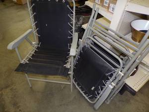 lot 50 image: 4 Folding Chairs