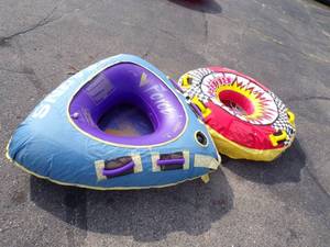 lot 58 image: Pair of Inflatable Water Toy Towable