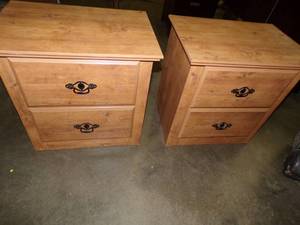 lot 85 image: Pair of Side Dressers  Night Stands