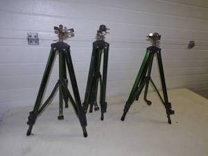 lot 101 image: 3 Tripod Sprinklers