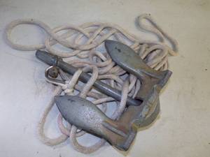 lot 126 image: River Anchor with Rope