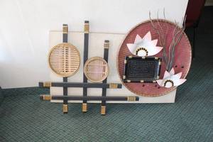 lot 189 image: Oriental Tableware Wall Dcor