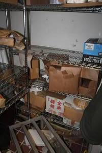lot 136 image: NSF Stainless Steel Wire Storage Rack 4-Tier