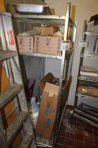 lot 138 image: Stainless Steel Wire Storage Rack