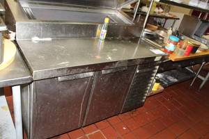lot 109 image: NSF Commercial Stainless Steel Prep Table