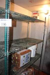 lot 195 image: Stainless Steel Wire Rack 4-tier