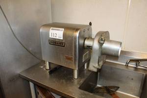 lot 112 image: Hobart NSF Commercial Stainless Steel Food Grinder